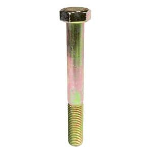 M8 x 25mm Hex Cap Screw Metric Class 10.9 Zinc Yellow Plated Steel B809995