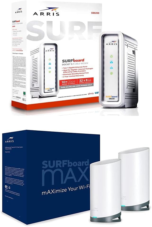 DOCSIS 3.1 Gigabit Cable Modem, White R53229