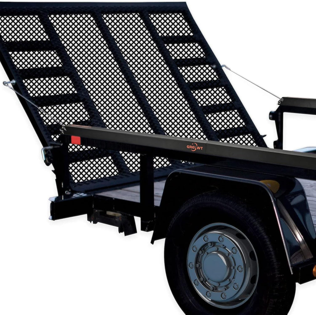 Trailer Gate Lift Assist 2 Sided, Fits Side Rails 10 to 24 Inch, 300 LBS, Black Y243852