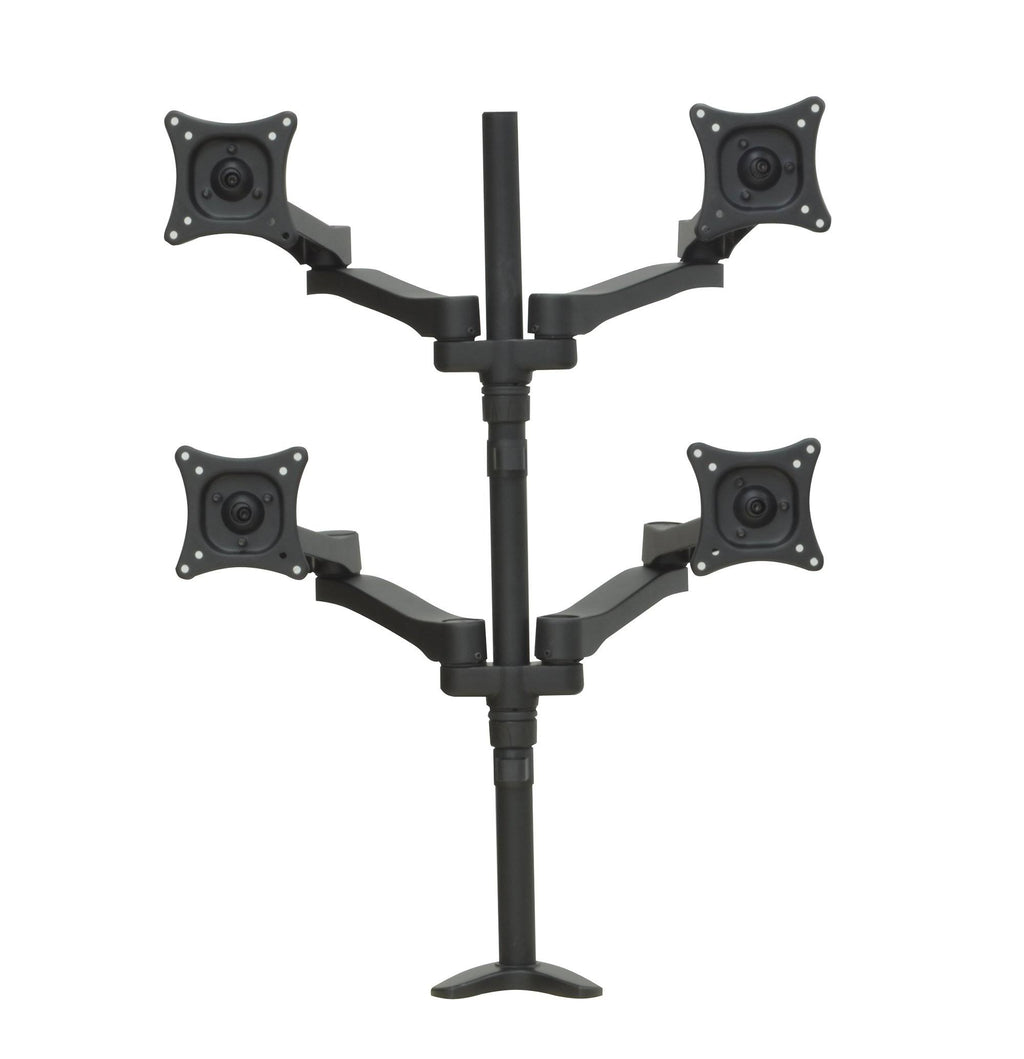 Quad Screen Articulating Monitor Mount H264
