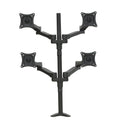 Quad Screen Articulating Monitor Mount H264