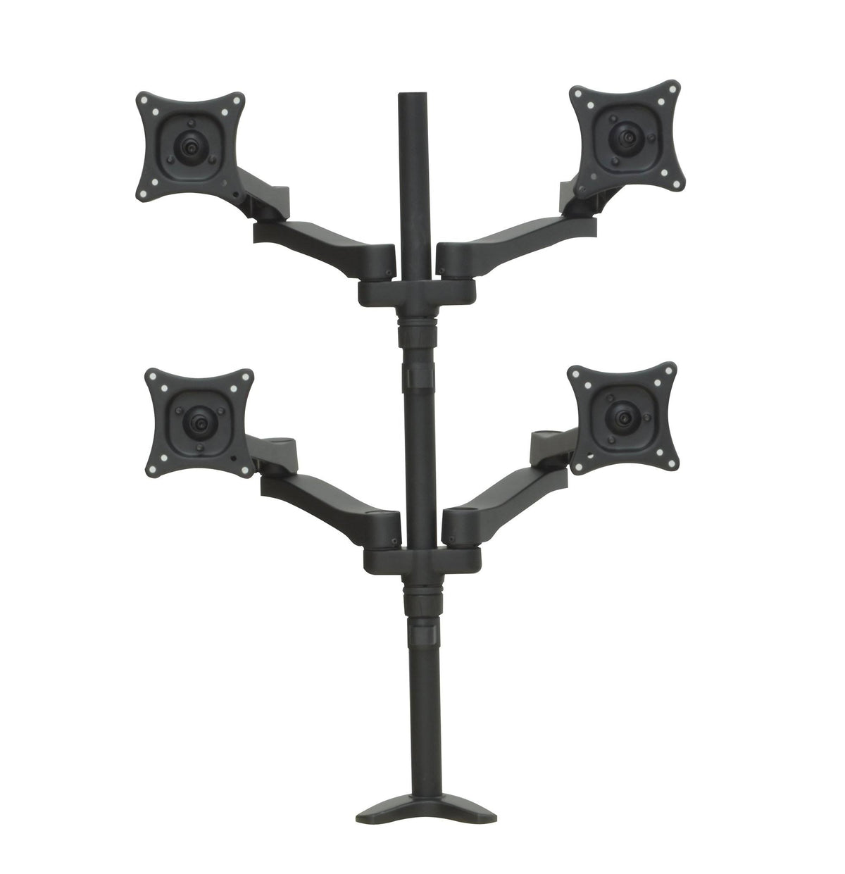 Quad Screen Articulating Monitor Mount H264