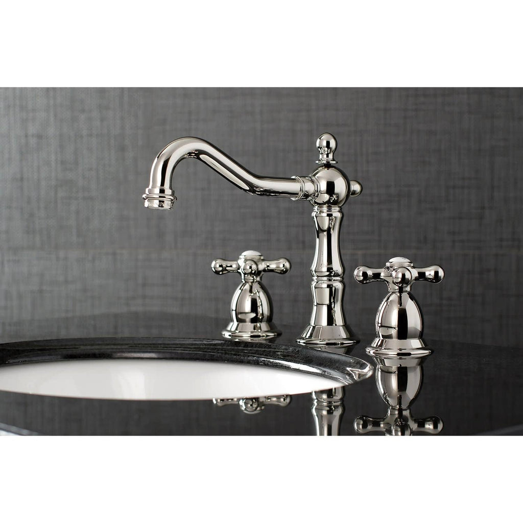 Polished Chrome Widespread Lavatory Faucet F306414