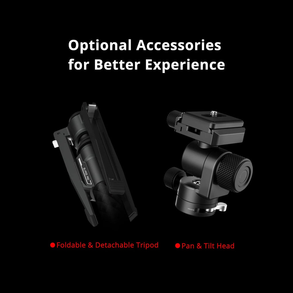 Motorized Camera Slider Monopod with Pan and Tilt Head & Tripod S8211