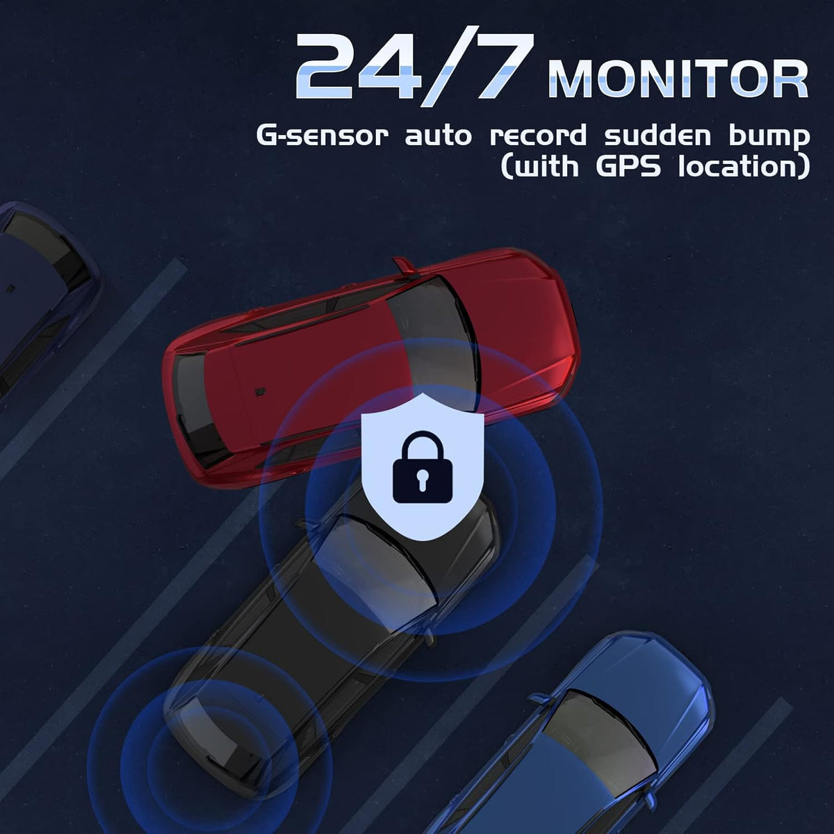 Dual Dash Camera with Front 4K Camera and Rear 2K Camera P531824