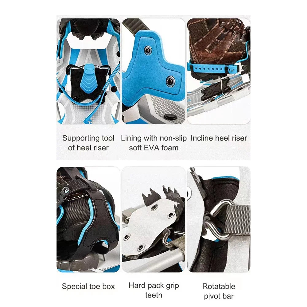 Aluminum Alloy AntiSlip Adjustable Snowshoes S573