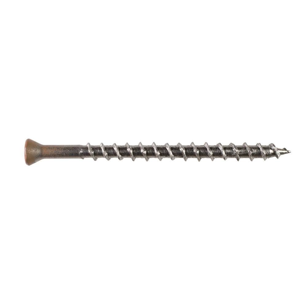 #8 x 2-1/2 x 22 305SS Star Tan Trim Head Screw C164110
