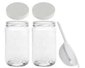 32 Oz Wide Mouth Glass Jars with Lids X1372