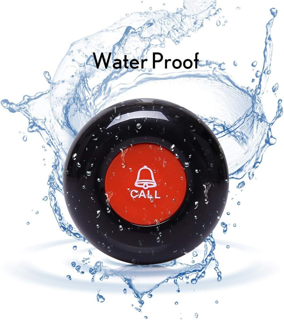 Wireless Call Button System 2 Transmitters 1 Plug-in Receiver 1 Battery Portable Receiver E5973