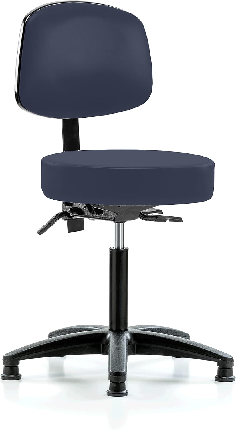 Adjustable Doctor's Stool with Back F346654