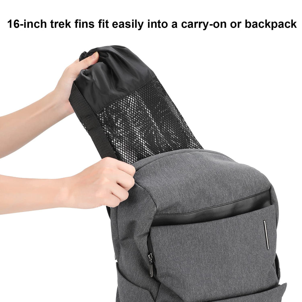 Adjustable Strap Diving Flippers with Mesh Bag I9704