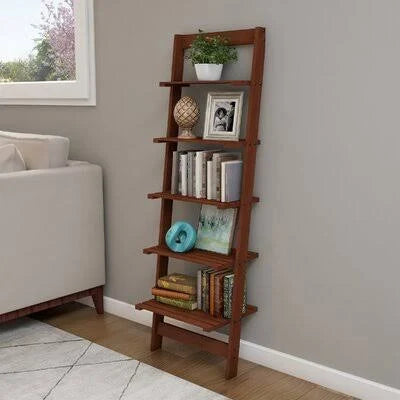 Walnut Ladder Bookcase J8947