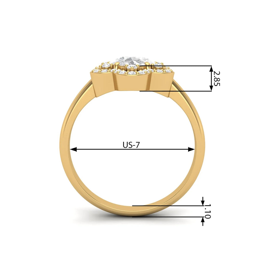 10K Gold Oval Pearl Ring K69390