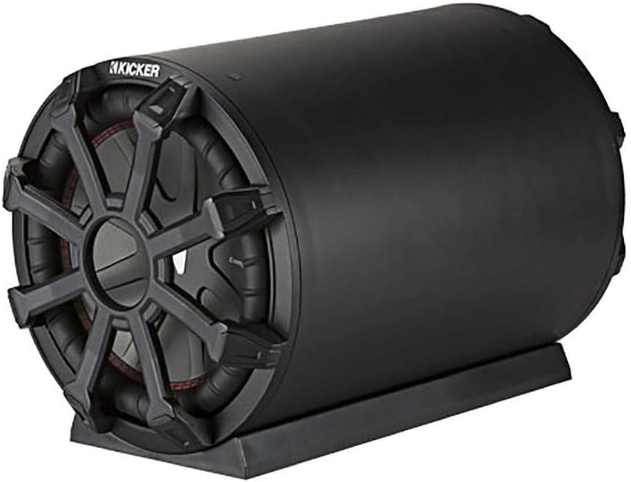 Black Loaded Trunk Mounted Tube Sub Speakers H706772