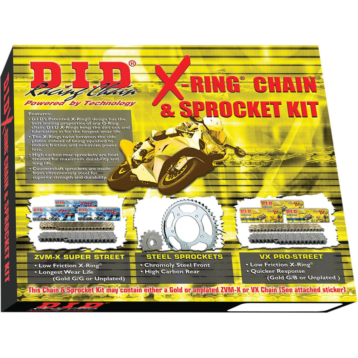 X-Ring Chain and Sprocket Kit Q2014