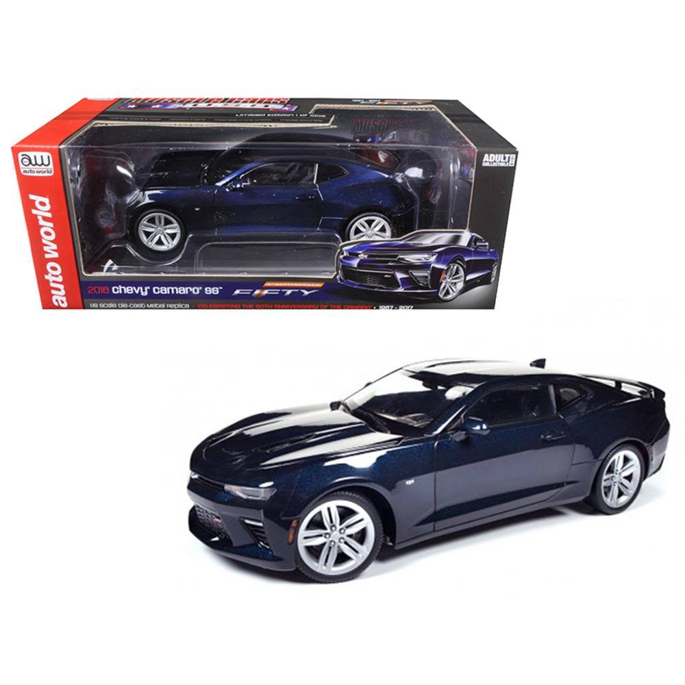 2016 Chevrolet Camaro SS Blue Velvet Metallic 1/18 Diecast Model K216