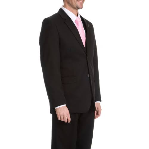 Grey 40 Long Vested Suit Q10757