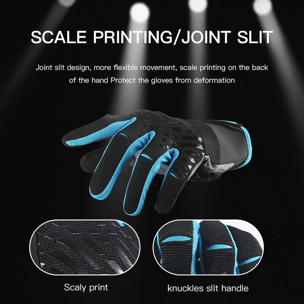 Full Finger Breathable Gel Pad Cycling Gloves L34196