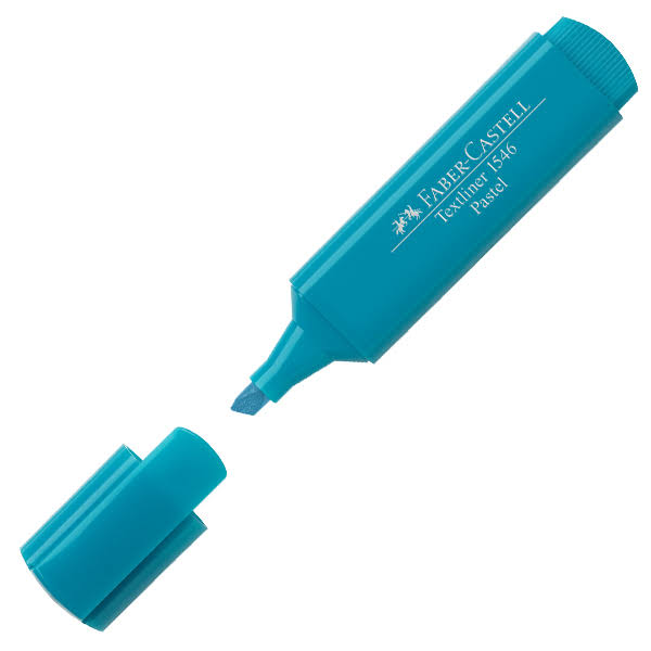 10 Fluorescent Textliner Markers Pastel Blue I983180