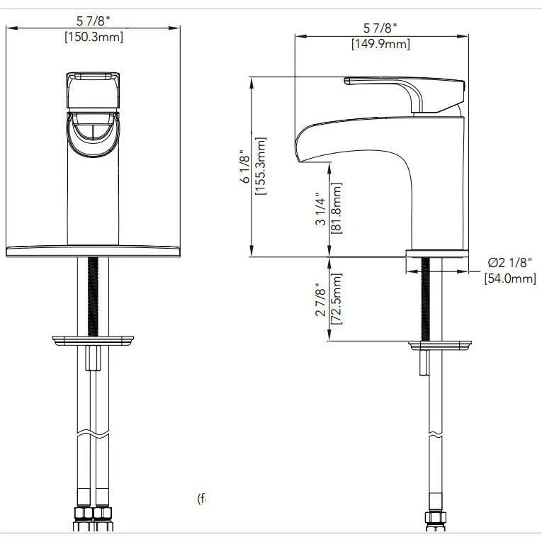 Black Single Hole Bathroom Faucet M180050