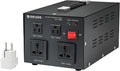 1000W Voltage Transformer Converter, 110-120 to 220-240 Volts, Pack of 2 P779773