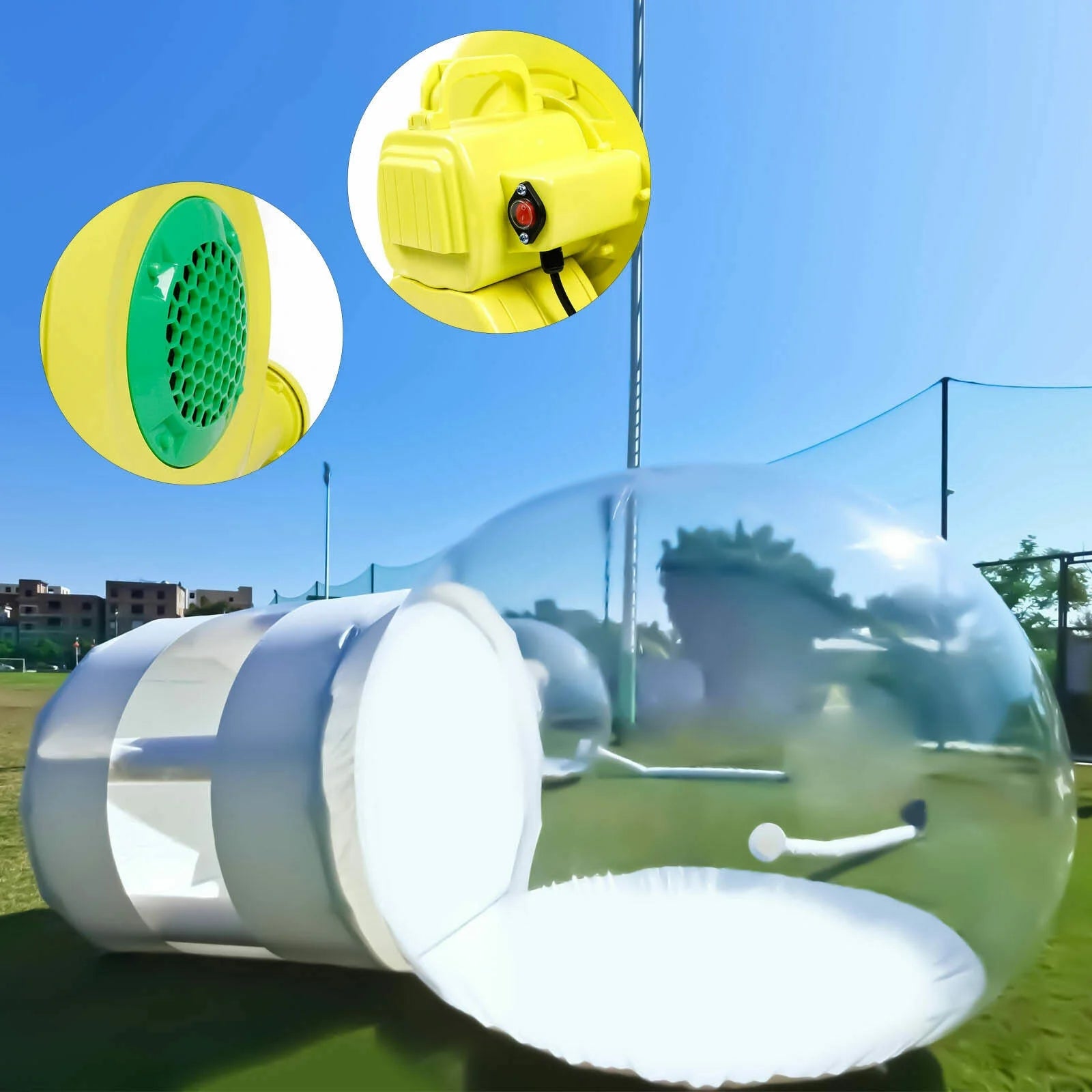 Inflatable Transparent Bubble Tent with Blower L6533