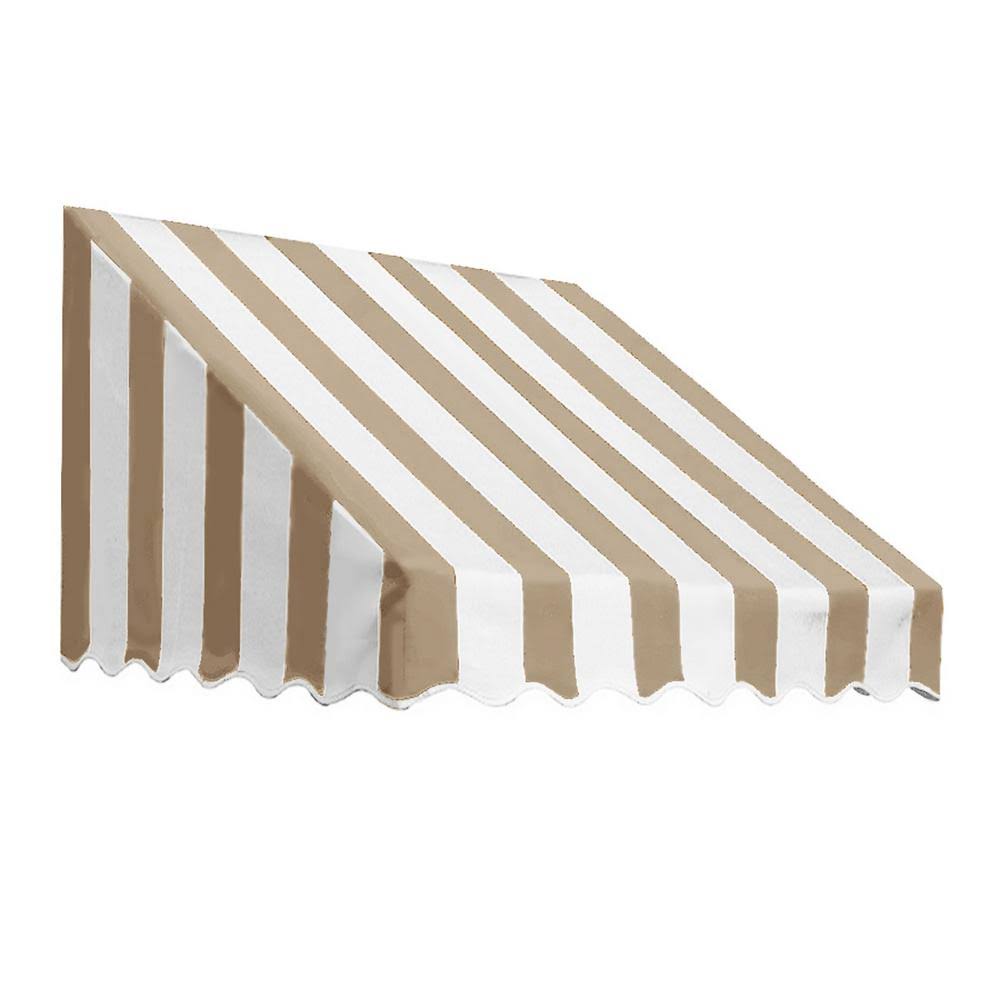Linen/White Window Awning N26515