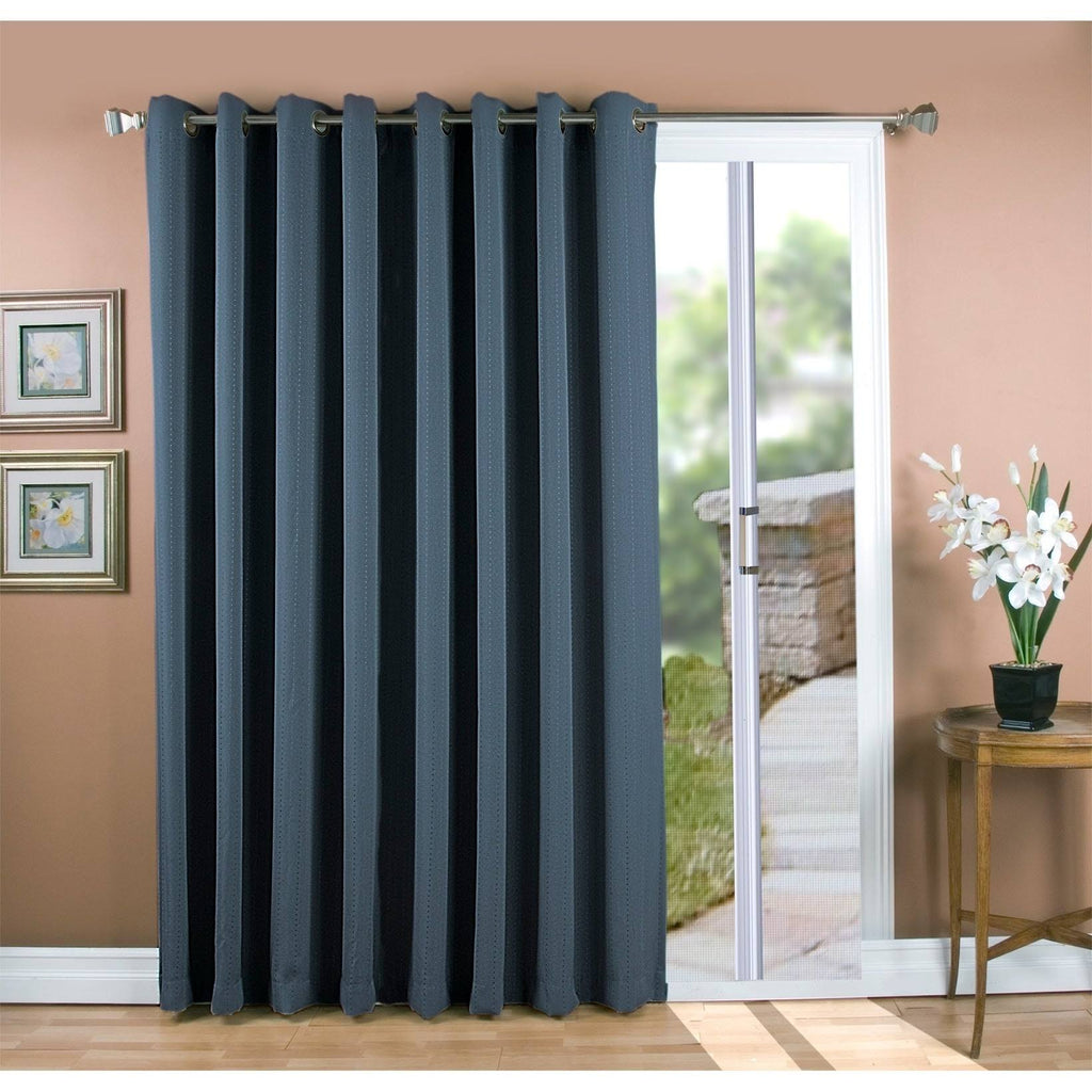 Natural Grommet Blackout Patio Panel with Attachable Wand E683