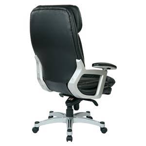 Black Executive Bonded Leather Chair Q153204
