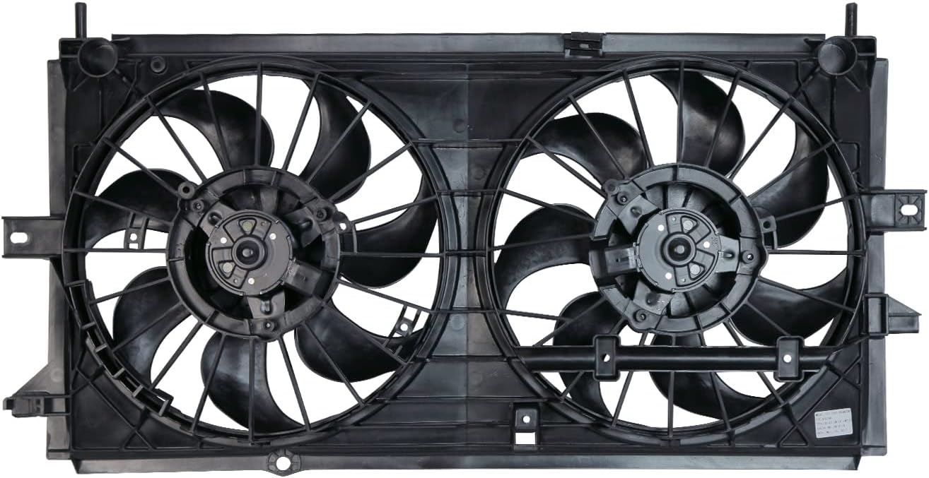 Cooling Fan Assembly for 2000-2003 Chevrolet Impala, Black J903