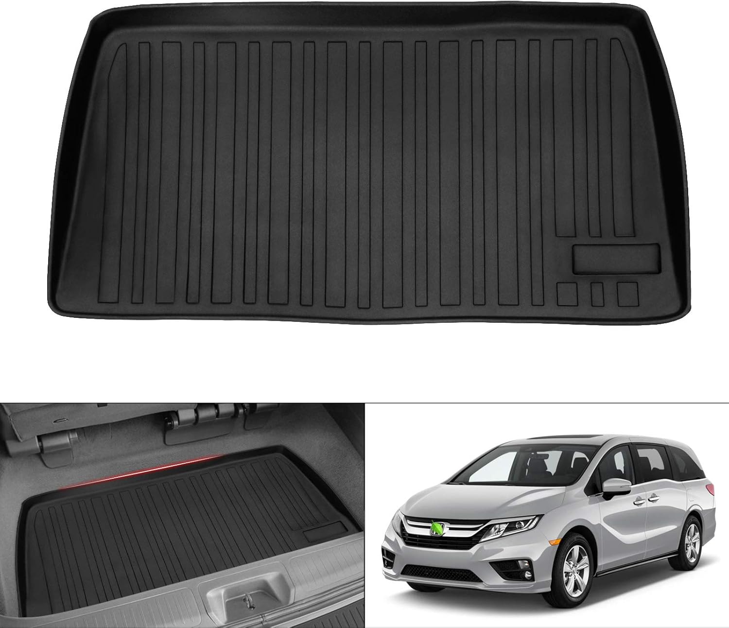 Custom Fit Cargo Trunk Liner Floor Mat Pack of 2 J913619
