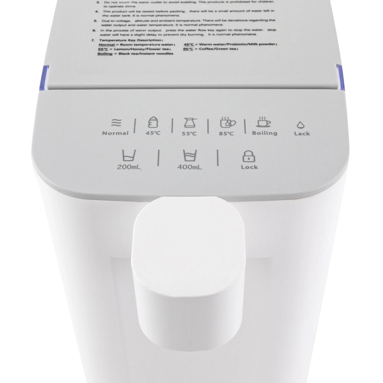 2000W 3L Electric Instant Hot Water Dispenser With Temperature Control V70266