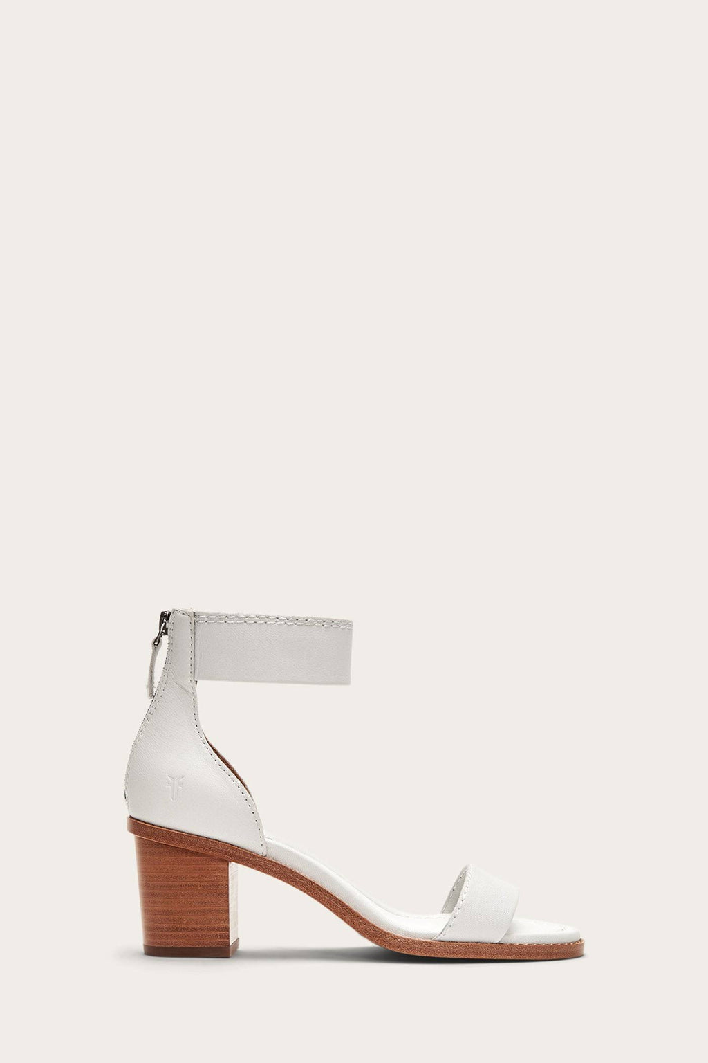 White Back Zip Boots P70436