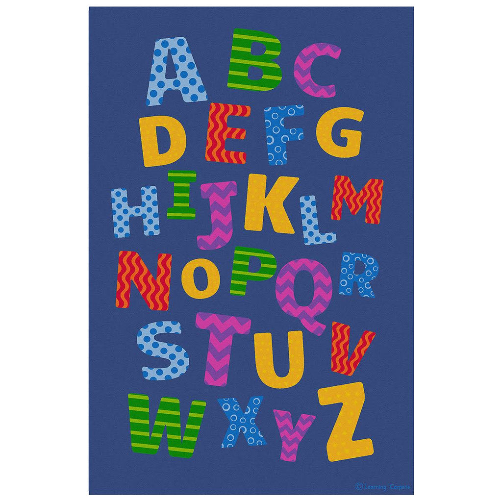 Alphabet Scramble Rectangle Carpet D48316