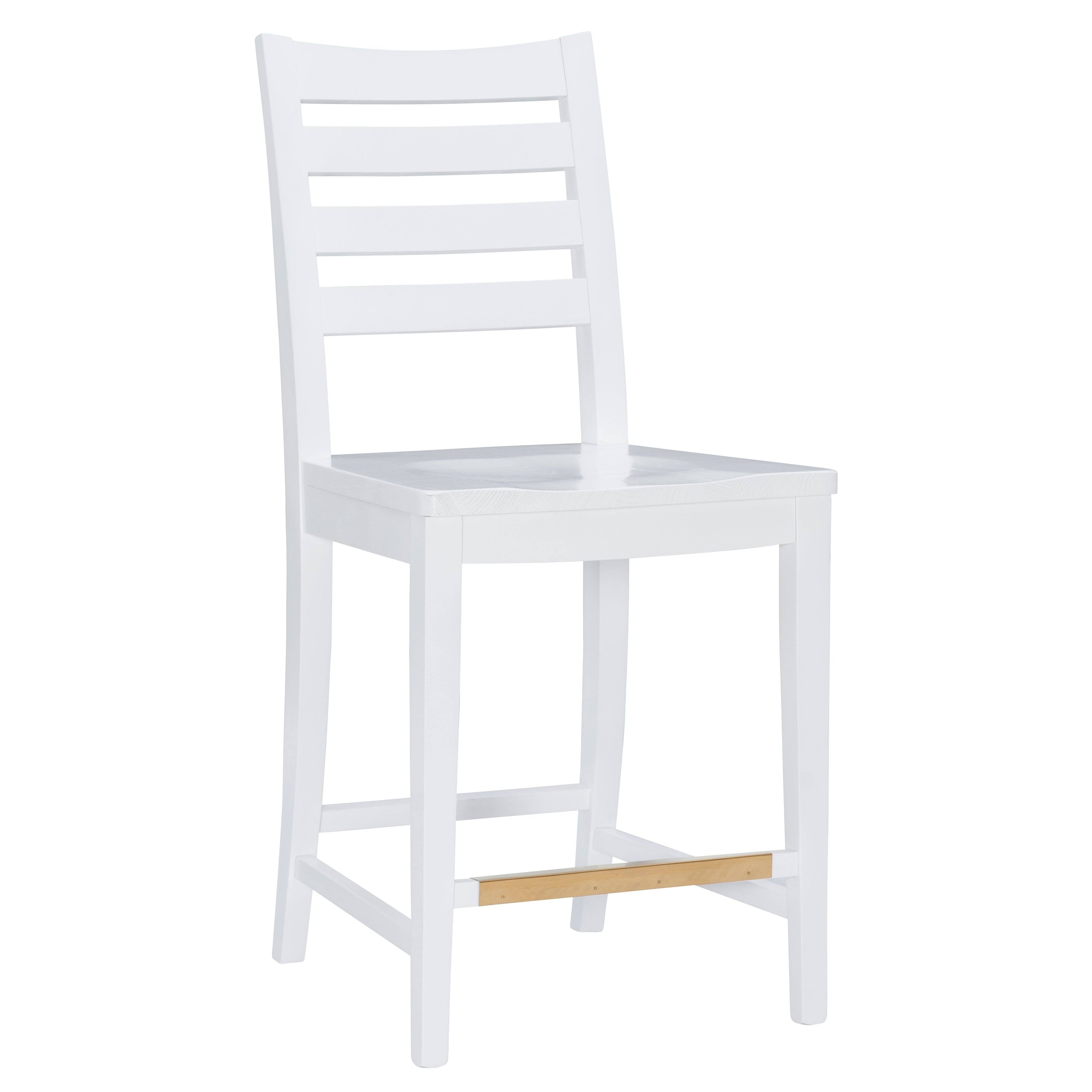 White Counter Stool Set of Two G410