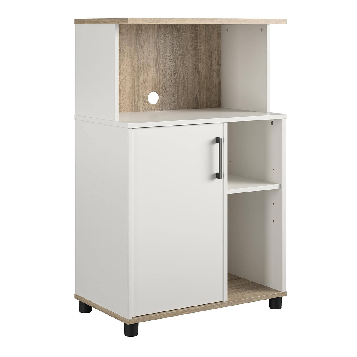 White Microwave Cart R426623