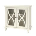 Ivory Double Door Accent Cabinet X377973
