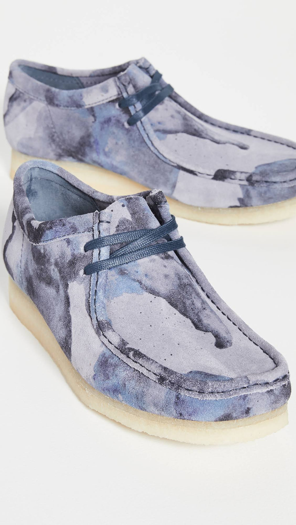 Blue Camo Wallabee Shoes I592