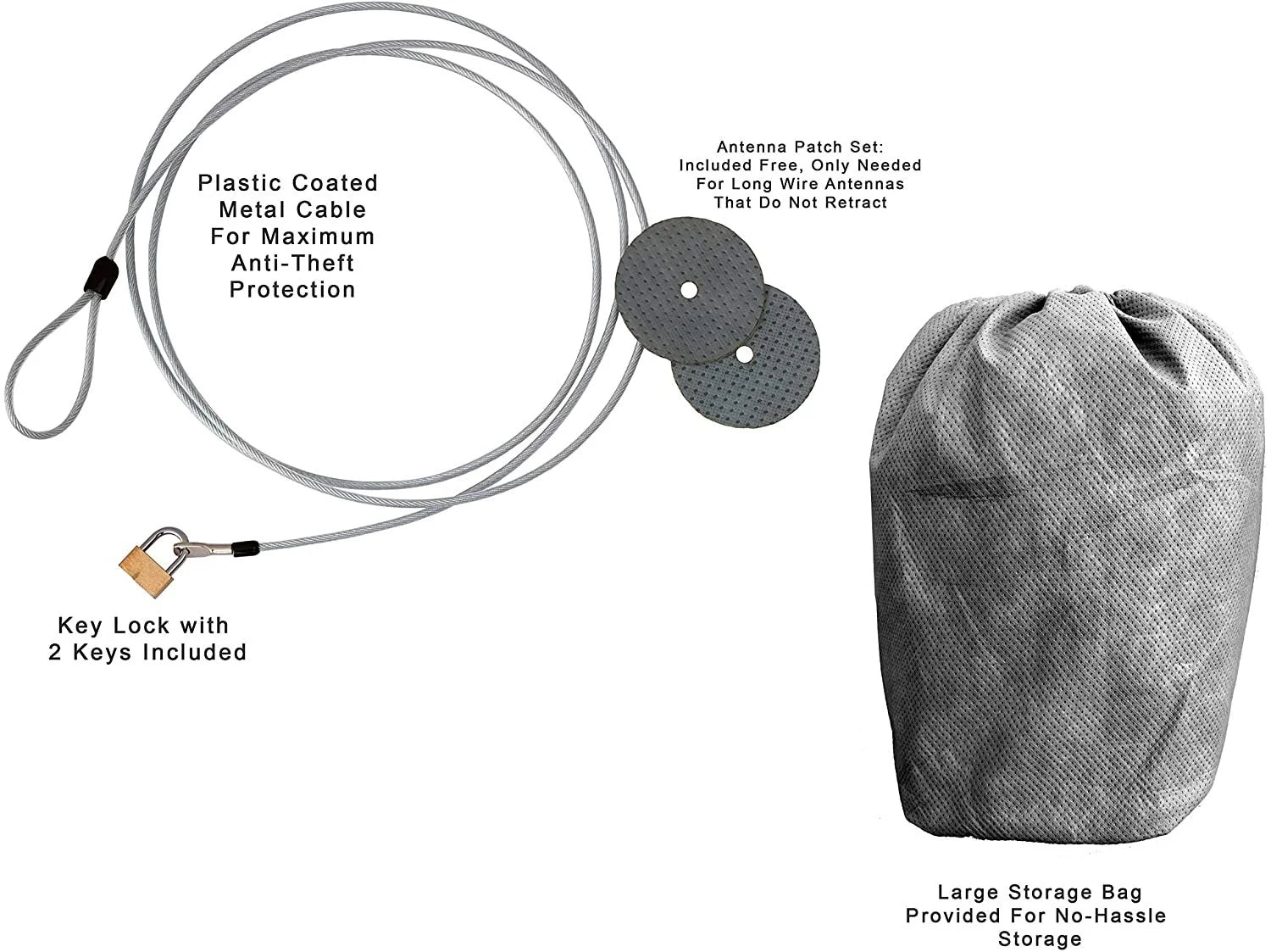 Car Cover with Fleece Lining, Wind Straps U263833