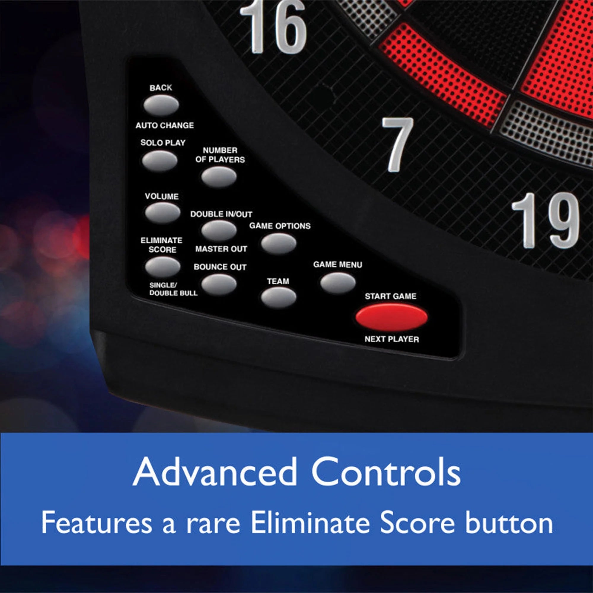Electronic Home Wall Dart Board with 43 Games M464