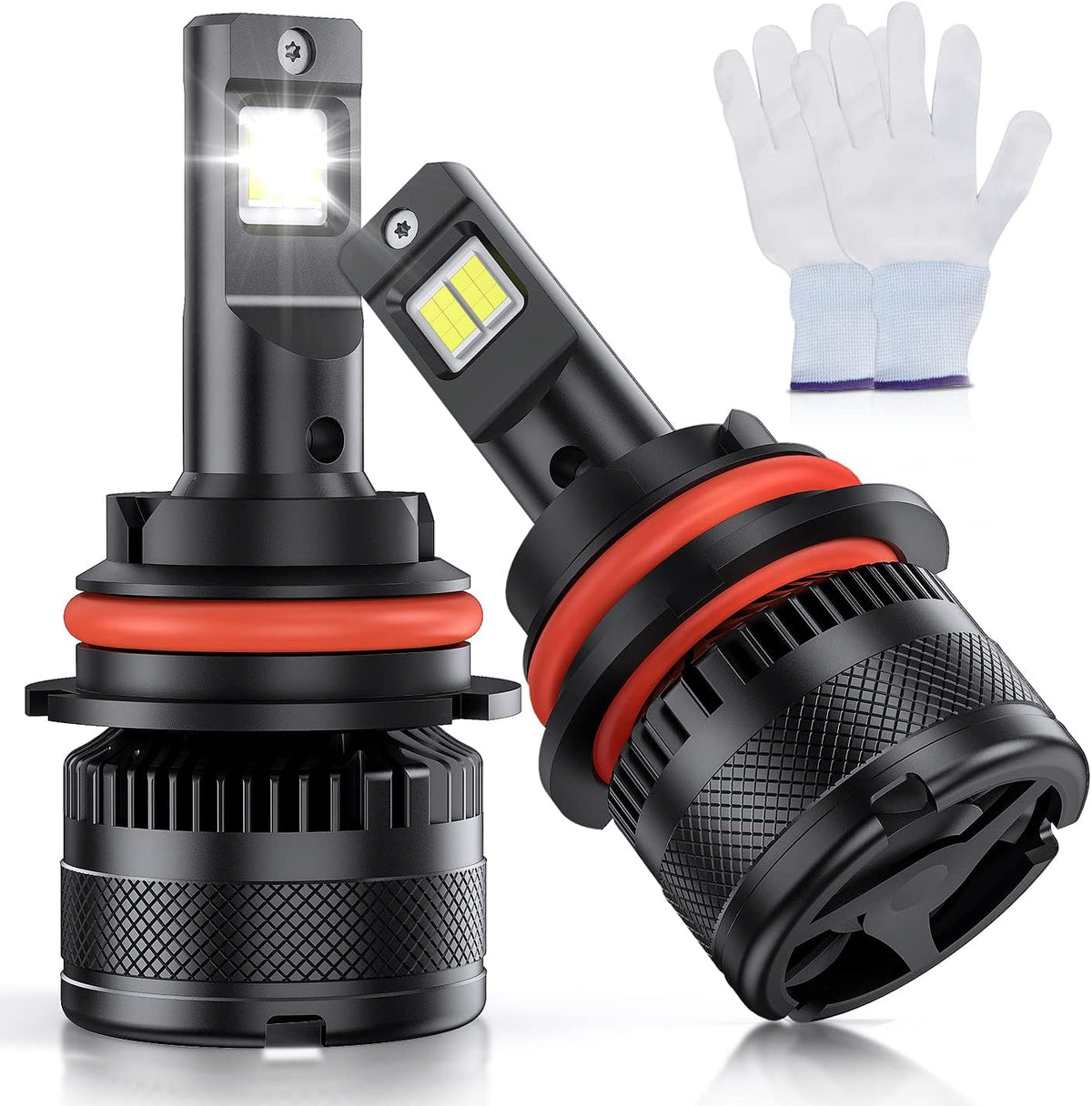 9007 LED Headlight Bulbs High Low Beam 6000K Cool White, Pack of 2 A128078