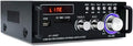 Wireless Bluetooth 5.0 Stereo Amplifier System, 200W Dual Channel Audio Receiver with Remote Control, Pack of 2 J176