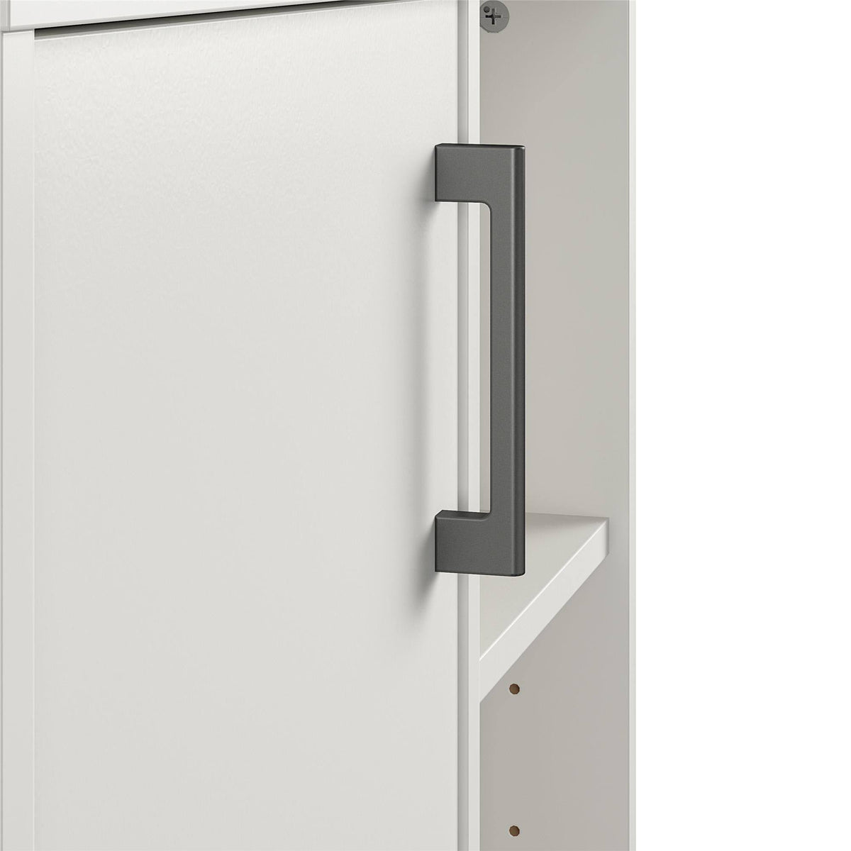 White Microwave Cart R426623