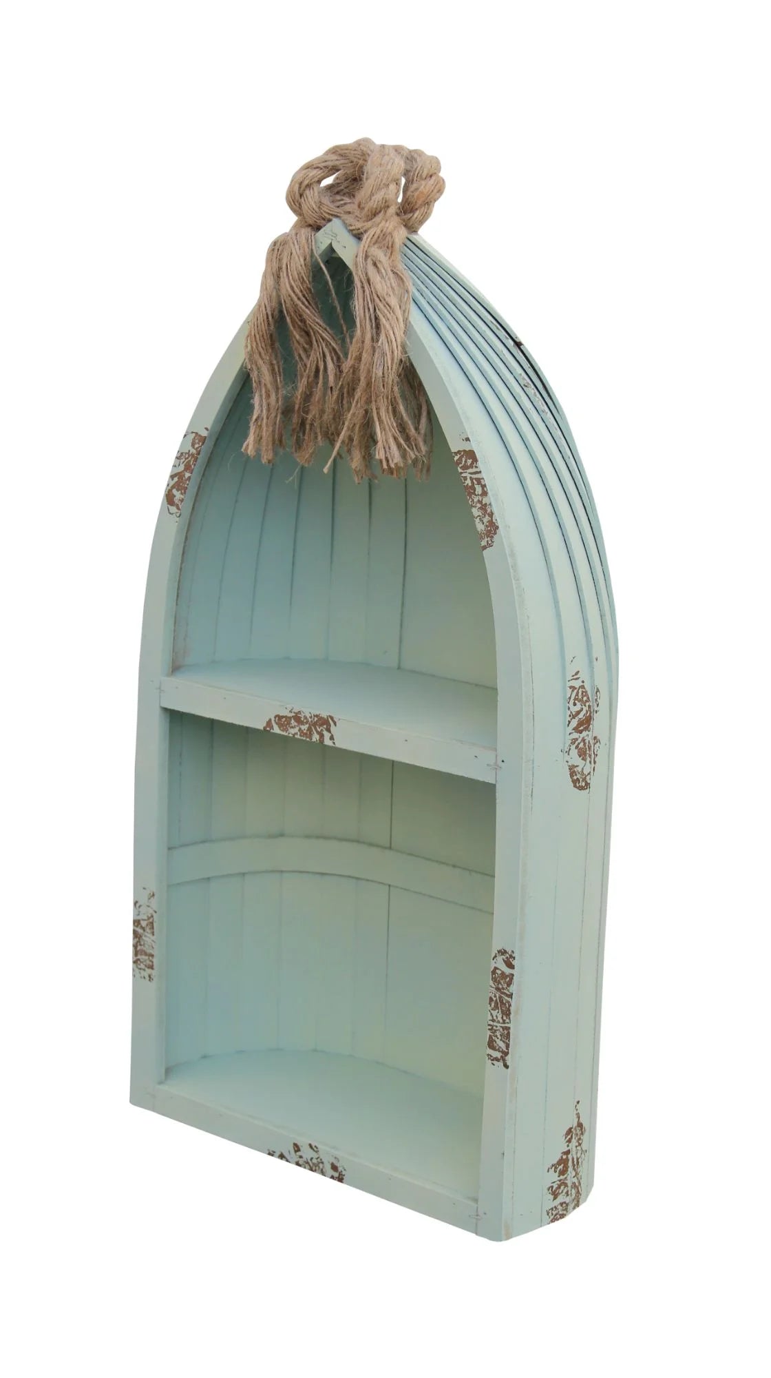 Small Canoe Shelf with Rope Z5565