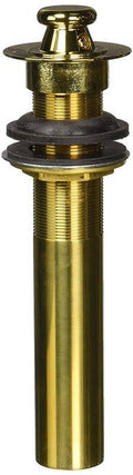 Lavatory Push Pop-Up Drain Assembly with Overflow Weathered Brass C9843