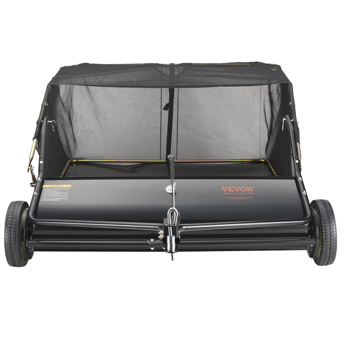 Tow Behind Lawn Sweeper 44 Inch, 25 cu. ft Leaf & Grass Collector P47540