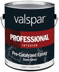 Semi-Gloss White Interior Paint, 1 Gal R95185