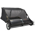 Tow Behind Lawn Sweeper 44 Inch, 25 cu. ft Leaf & Grass Collector P47540