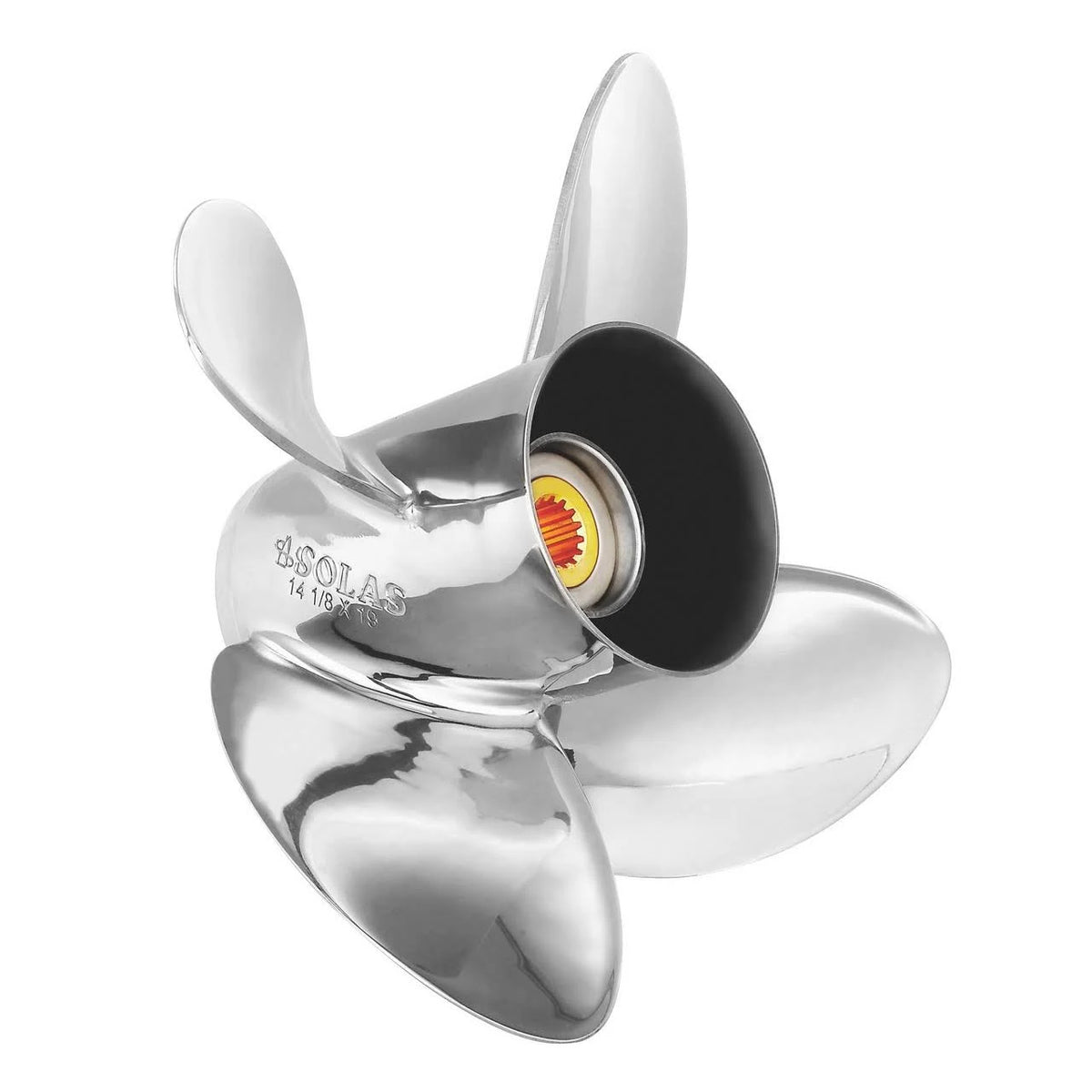 14 1/8 x19 Pitch 4 Blade RH Stainless Propeller V339