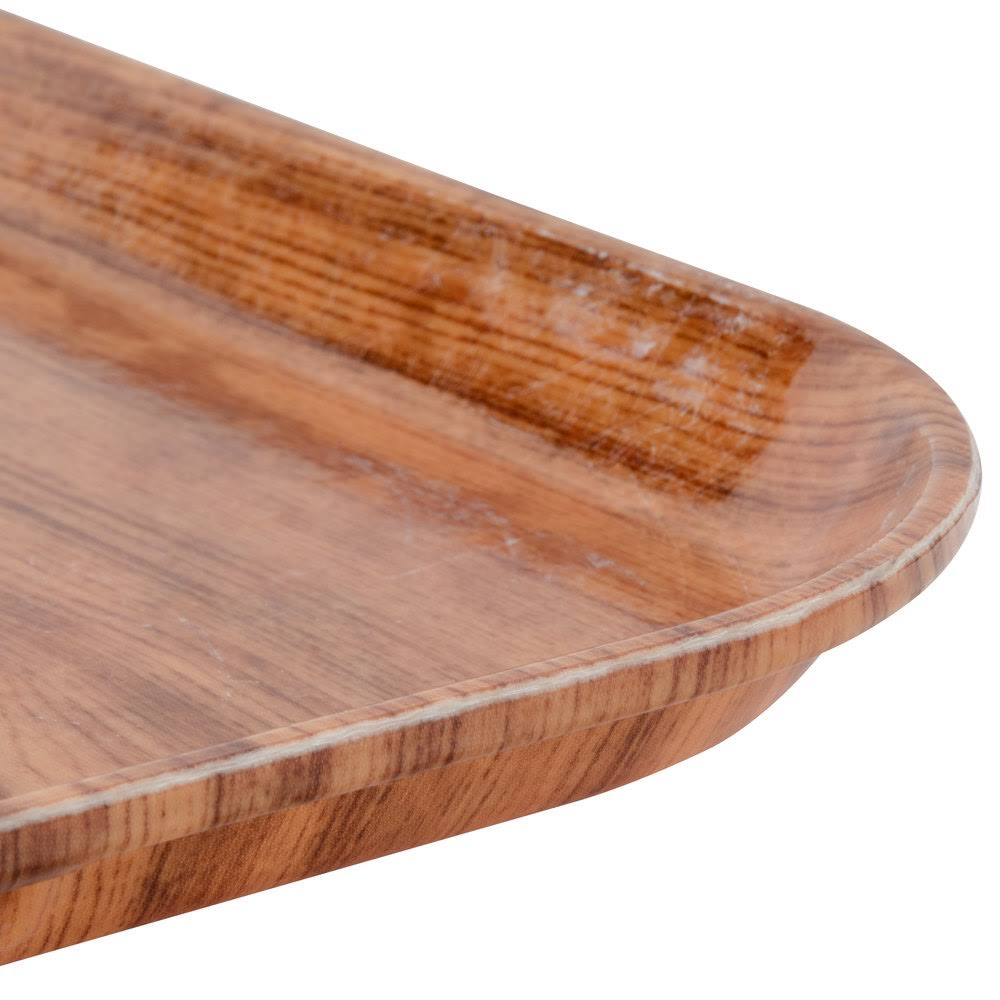 Java Teak Fiberglass Trapezoid Camtray U3791